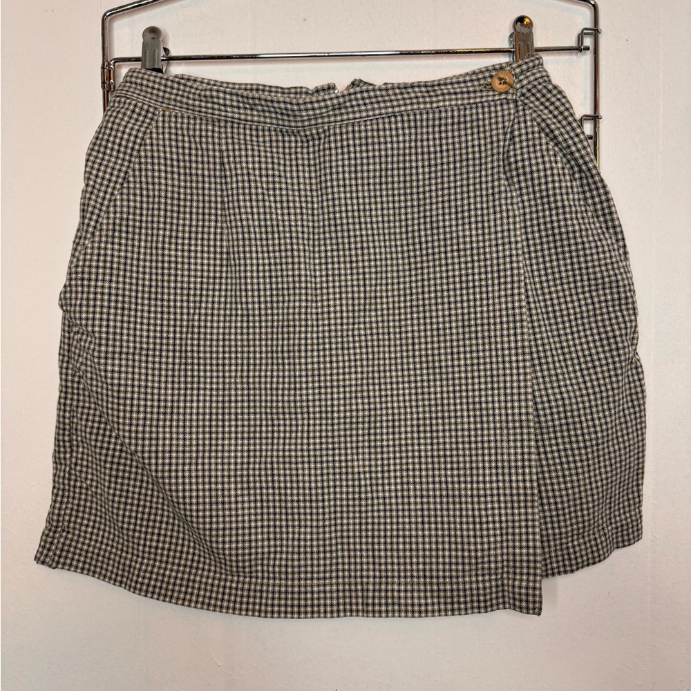 Best United Garment Company Women’s A-Line Wrap Skort - Gingham Check, Size 10